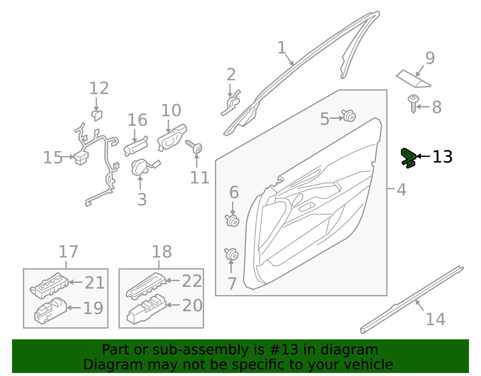 Trim Cover - Kia (82303-D2000) - view 2