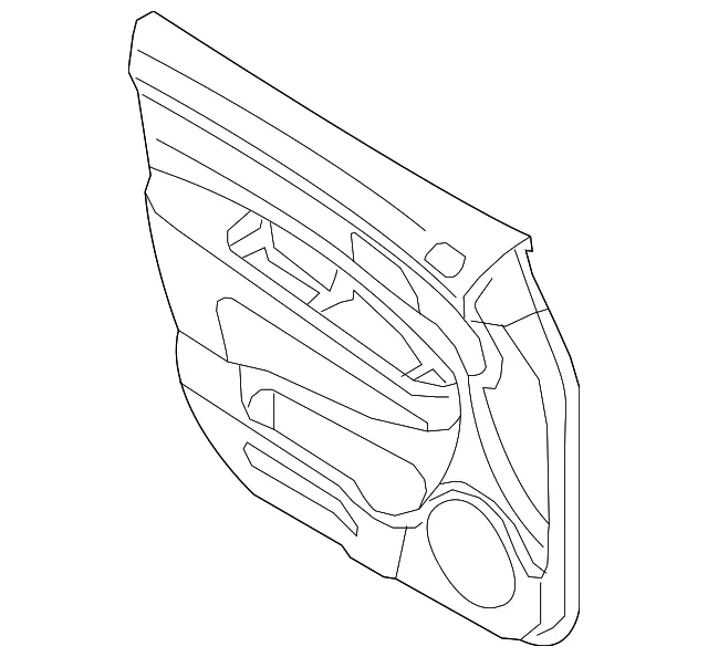 Armrest Cover - Driver's Side (LH) - Kia (82350-1D0005X)