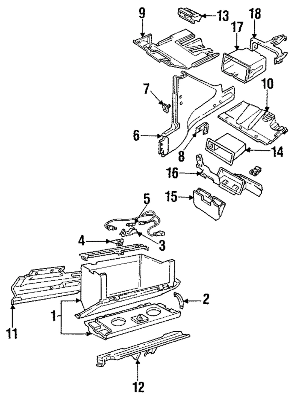 Console Panel Support - Volvo (8250279)