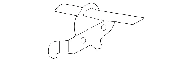 Folding Seat Lock Striker - Volvo (8250532)
