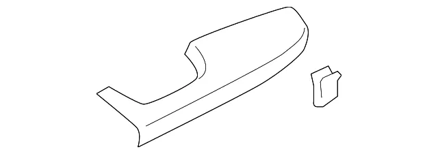 Armrest Cover - Driver's Side (LH) - Kia (82710-2F10087) - view 2