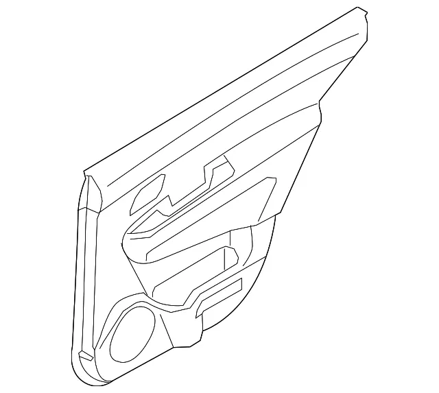Armrest Cover - Driver's Side (LH) - Kia (83350-1D0005W)