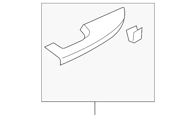 Armrest Cover - Passenger Side (RH) - Kia (83720-2F000NZ)