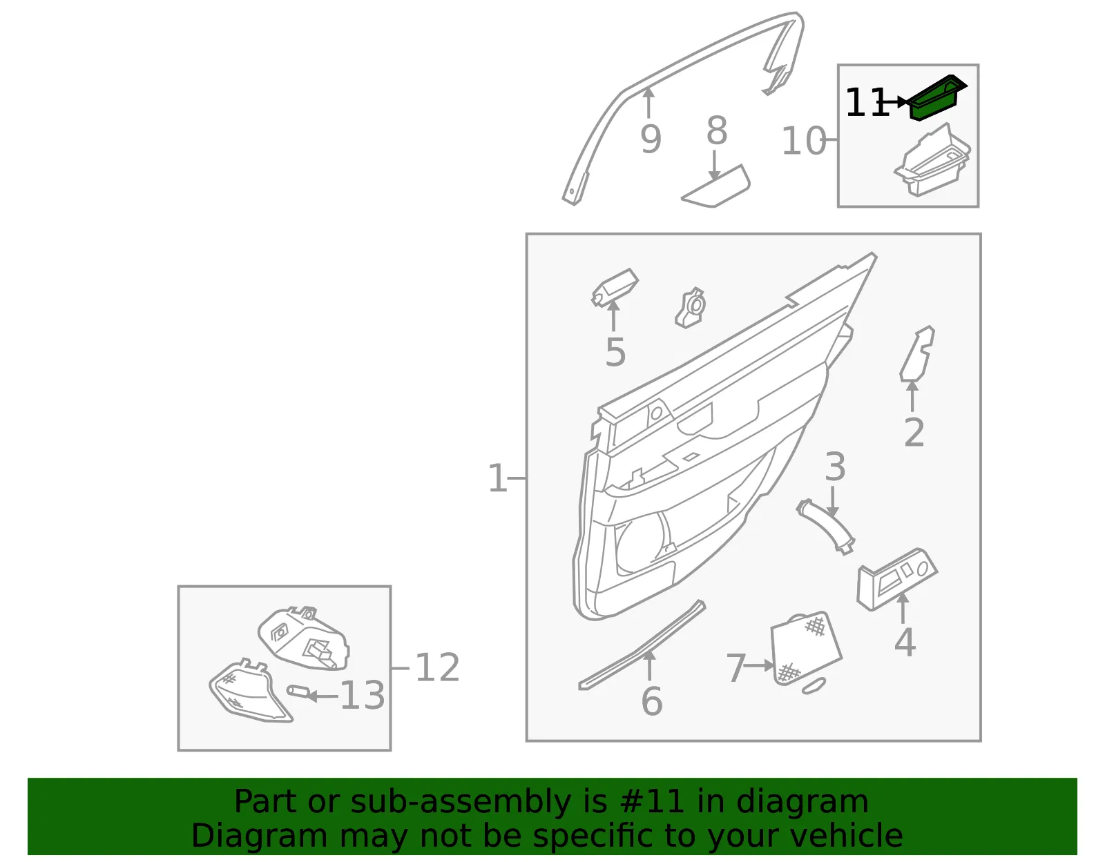 Ashtray - Driver's Side (LH) - Kia (83753-3F000) - view 2