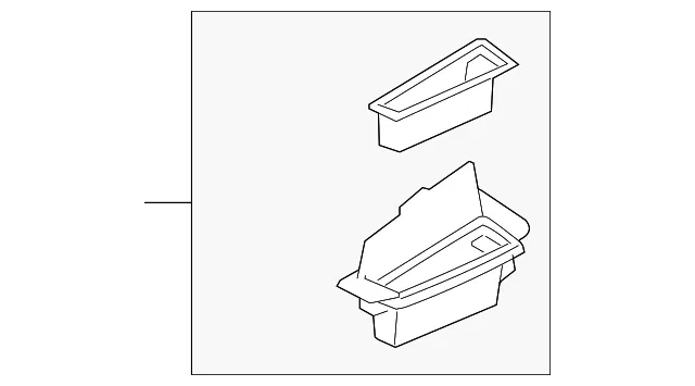 Ashtray Assembly - Passenger Side (RH) - Kia (83760-3F100NF)