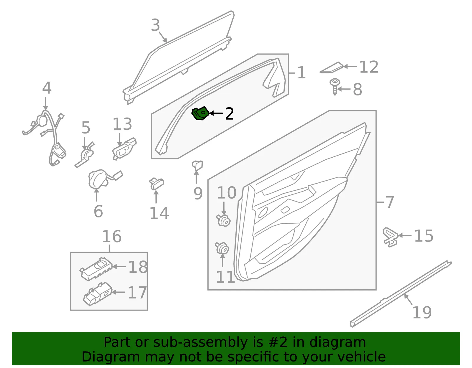 Upper Trim Hook - Kia (83912-J6000) - view 2