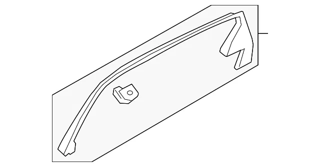 Upper Trim - Passenger Side (RH) - Kia (83920-J6010)