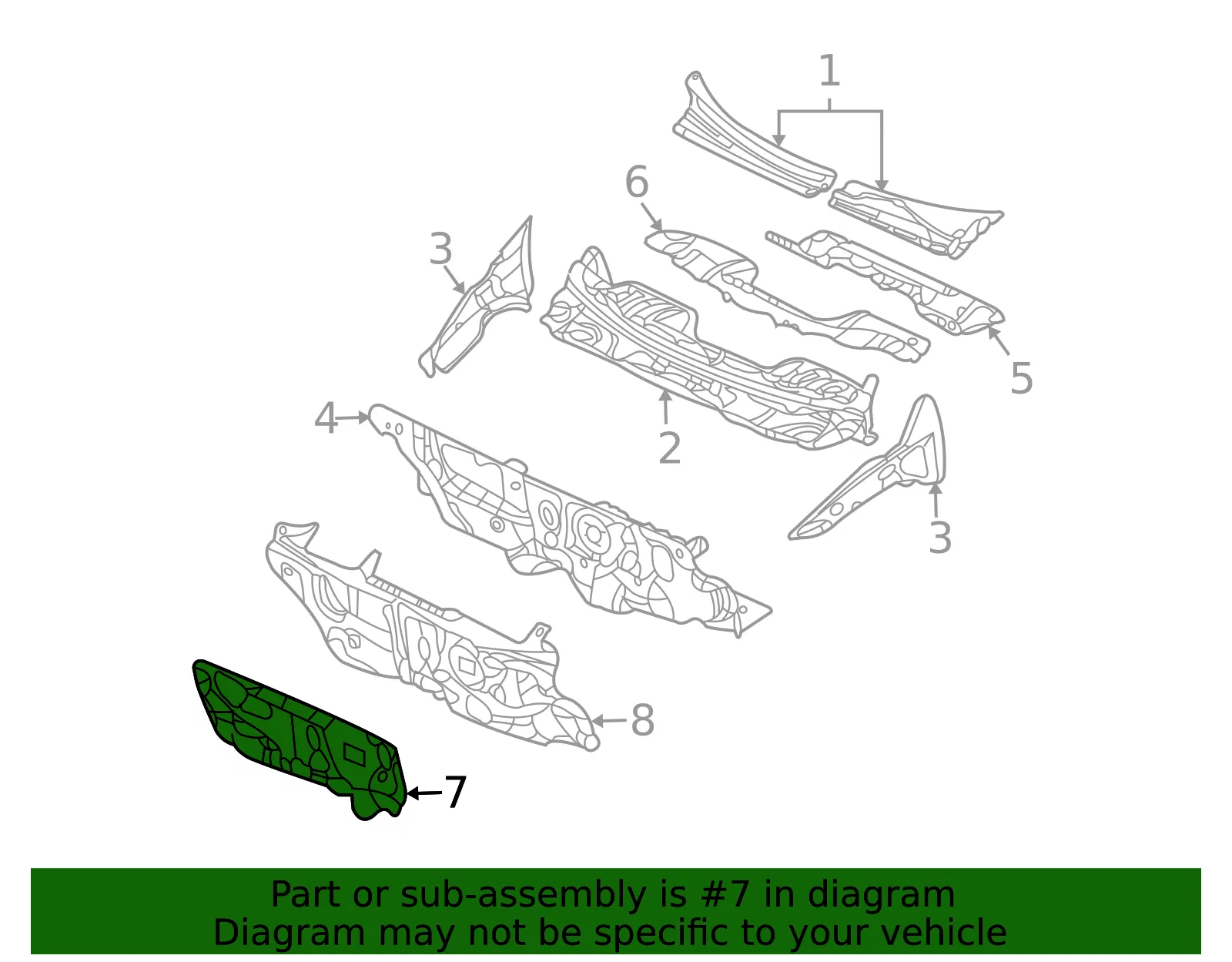 Dash Liner - Kia (84124-4D000) - view 2