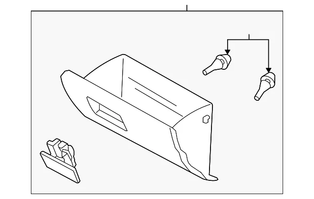 Glove Box Assembly - Kia (84510-1G400RU)