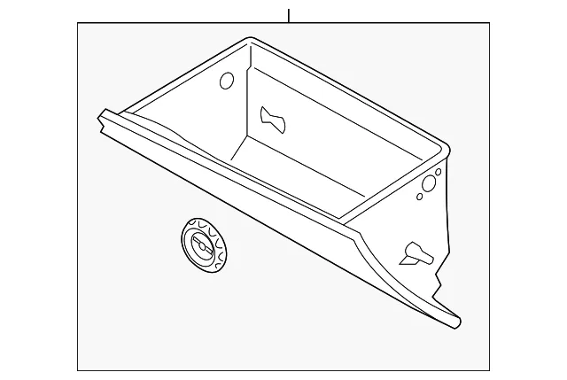 Glove Box - Kia (84510-A7000DFRDS)