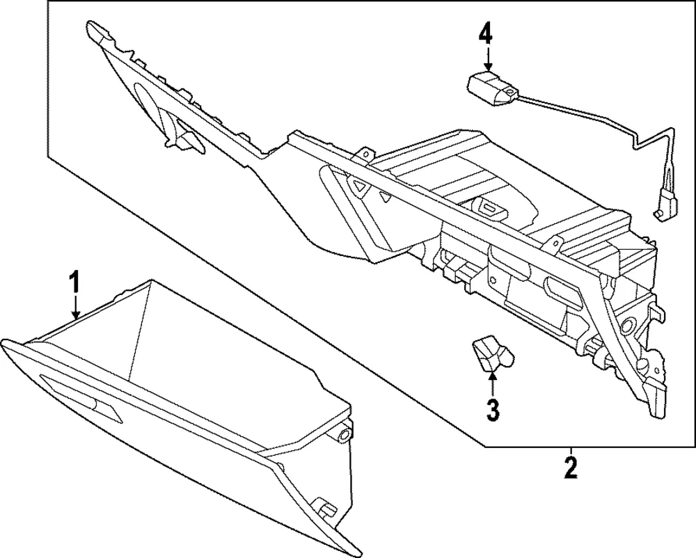Glove Box - Kia (84510-DW000GYT)