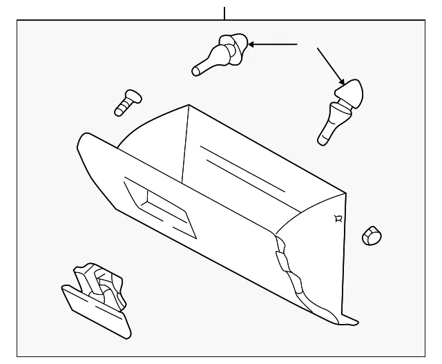 Glove Box Assembly - Kia (84510-FD200BT)