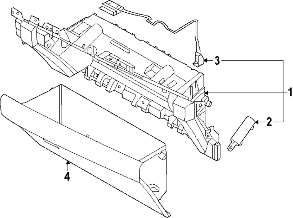 Glove Box - Kia (84510-R0AB0OFB)