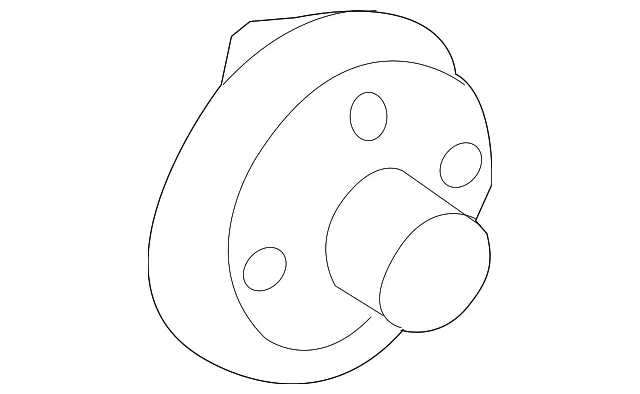 Glove Box Assembly Stopper - Kia (84517-1D000WK) - view 3