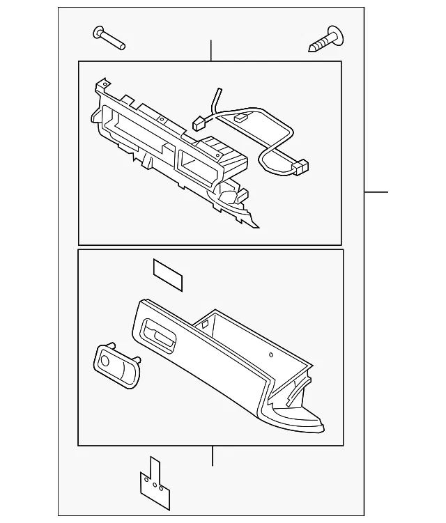Glove Box - Kia (84530-3F000LK)