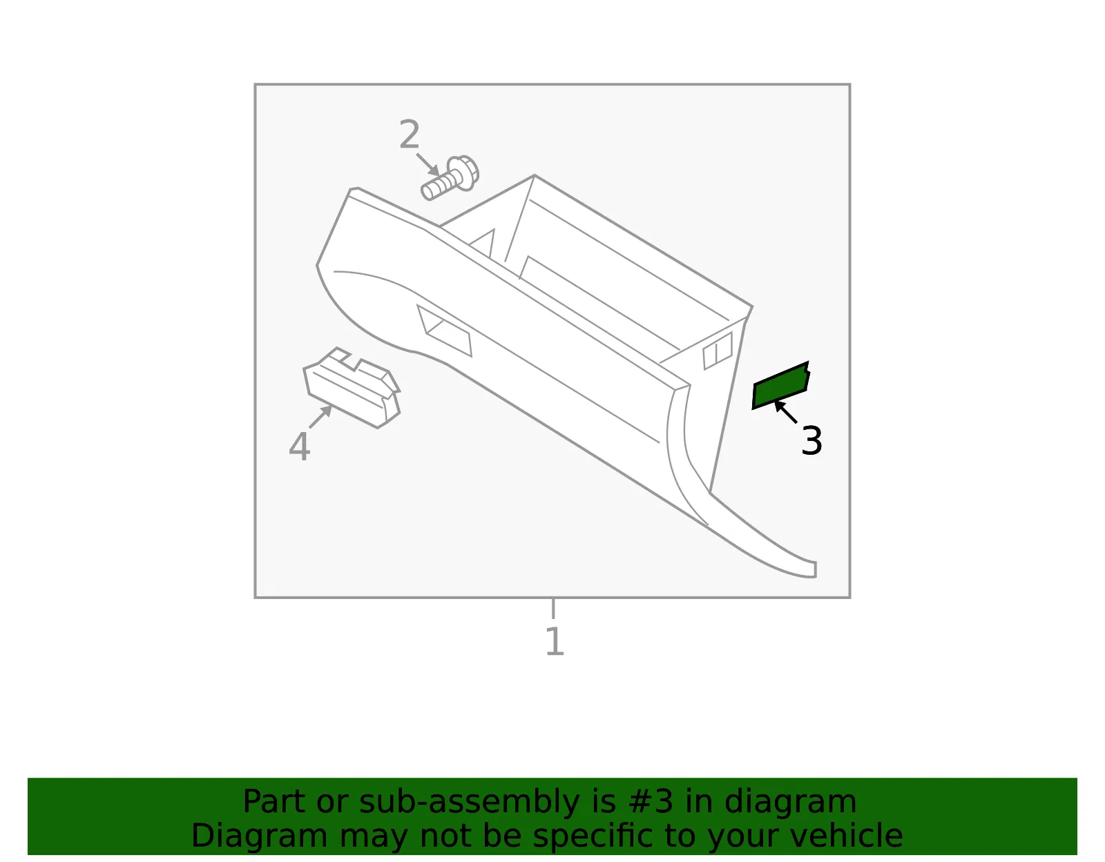 Glove Box Assembly Guide - Kia (84535-39000) - view 2