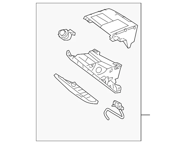 Ashtray - Kia (84550-1F000WK-DS)