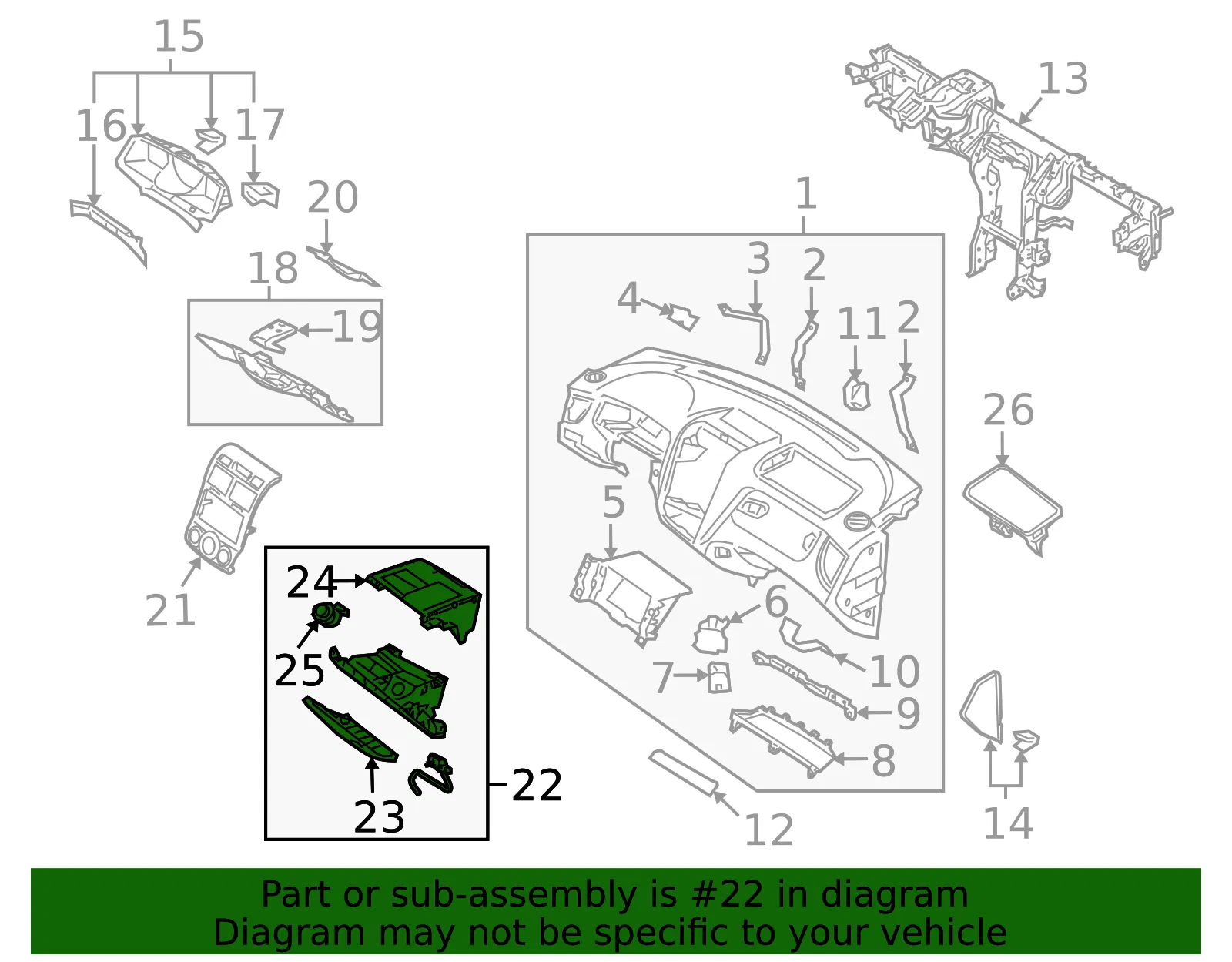Ashtray - Kia (84550-1F000WK-DS) - view 2