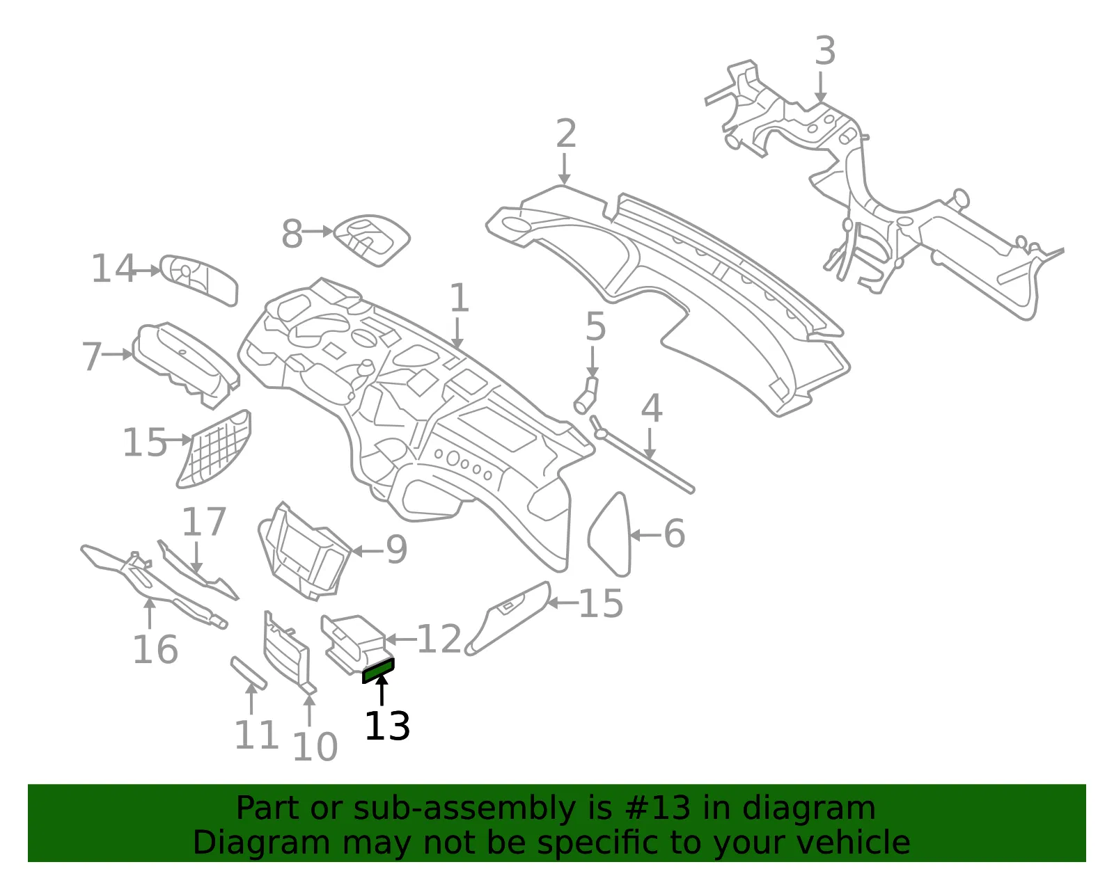 Ashtray - Kia (84550-2G200A0) - view 2