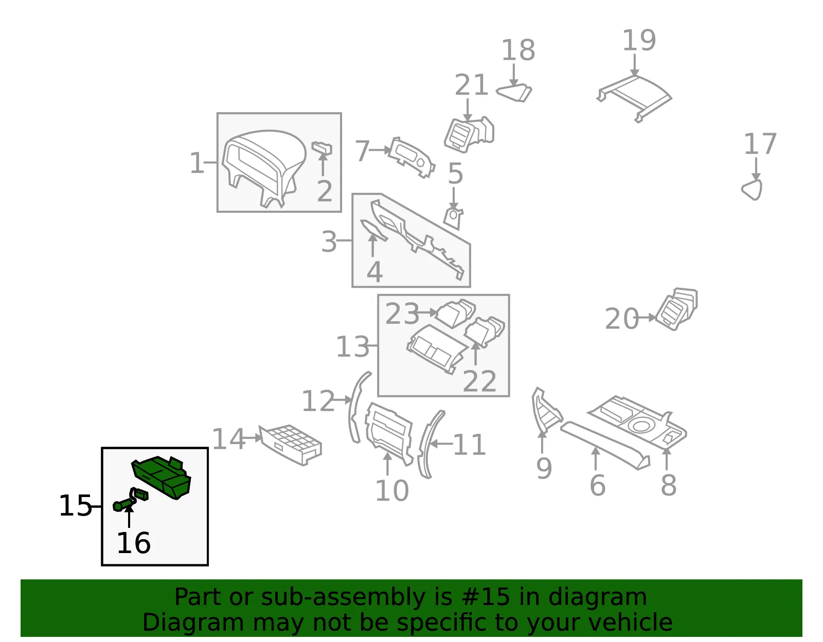 Ashtray Assembly - Kia (84550-2J100WK) - view 2