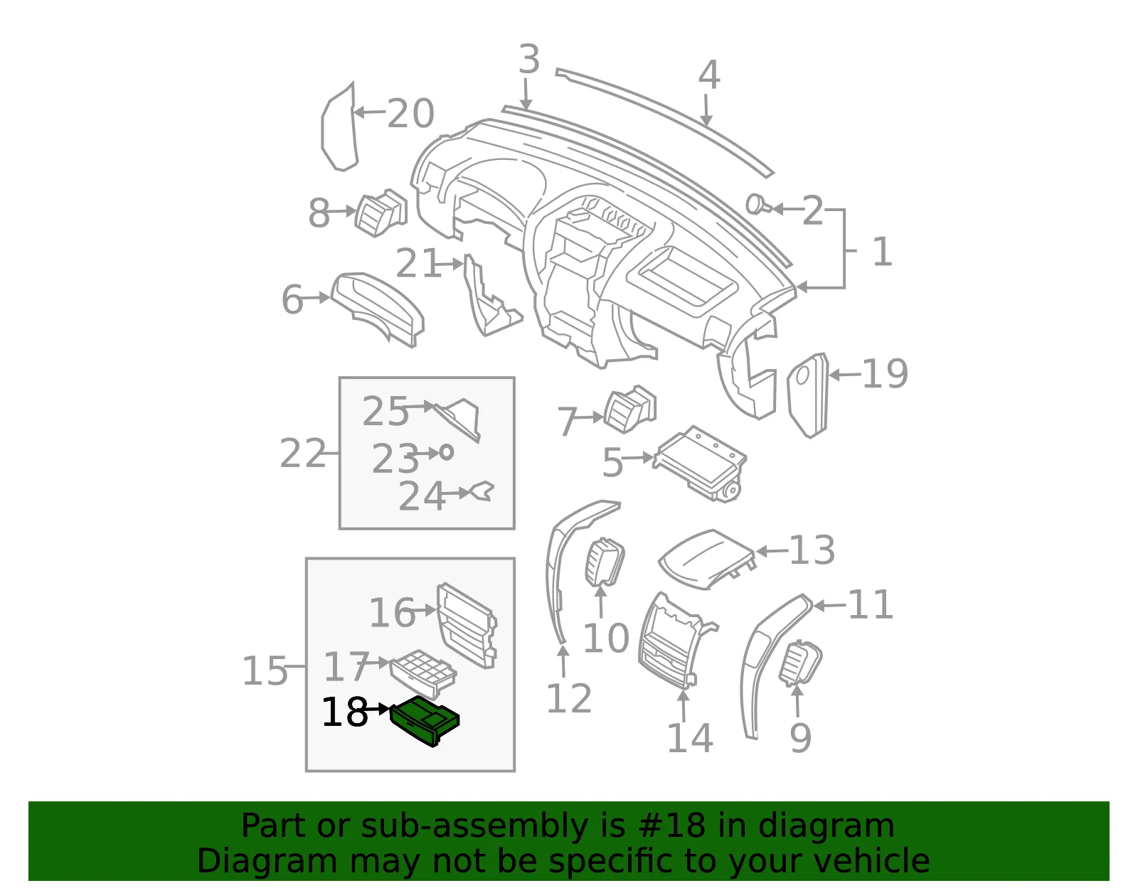 Ashtray - Kia (84550-3E5008W) - view 2