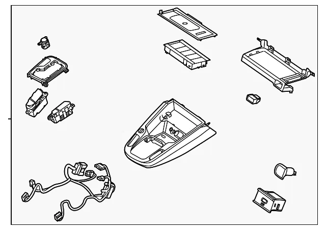 Upper Console - Kia (84605-K0180WK)