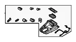 Upper Console - Kia (84606-Q5KA0DHV) - view 3