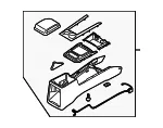 Console Assembly - Kia (84610-3E545CY) - view 3