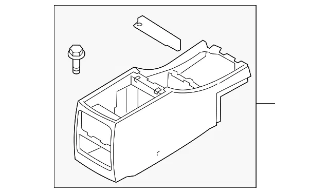 Console Assembly - Kia (84610-3F100NF)