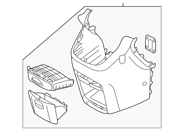 Console Panel - Kia (84610-4D000KS)