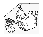 Console Panel - Kia (84610-4D100CS) - view 3