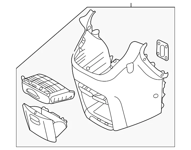 Console Panel - Kia (84610-4D100KS)