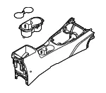 Console Body - Kia (84610-K0010CSZ) - view 3