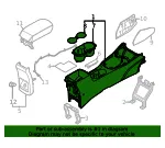 Console Body - Kia (84610-K0010CSZ) - view 4