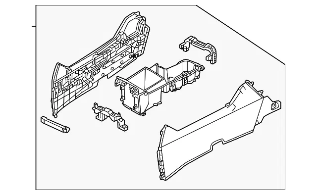 Console Base - Kia (84610-P1200CJ9)