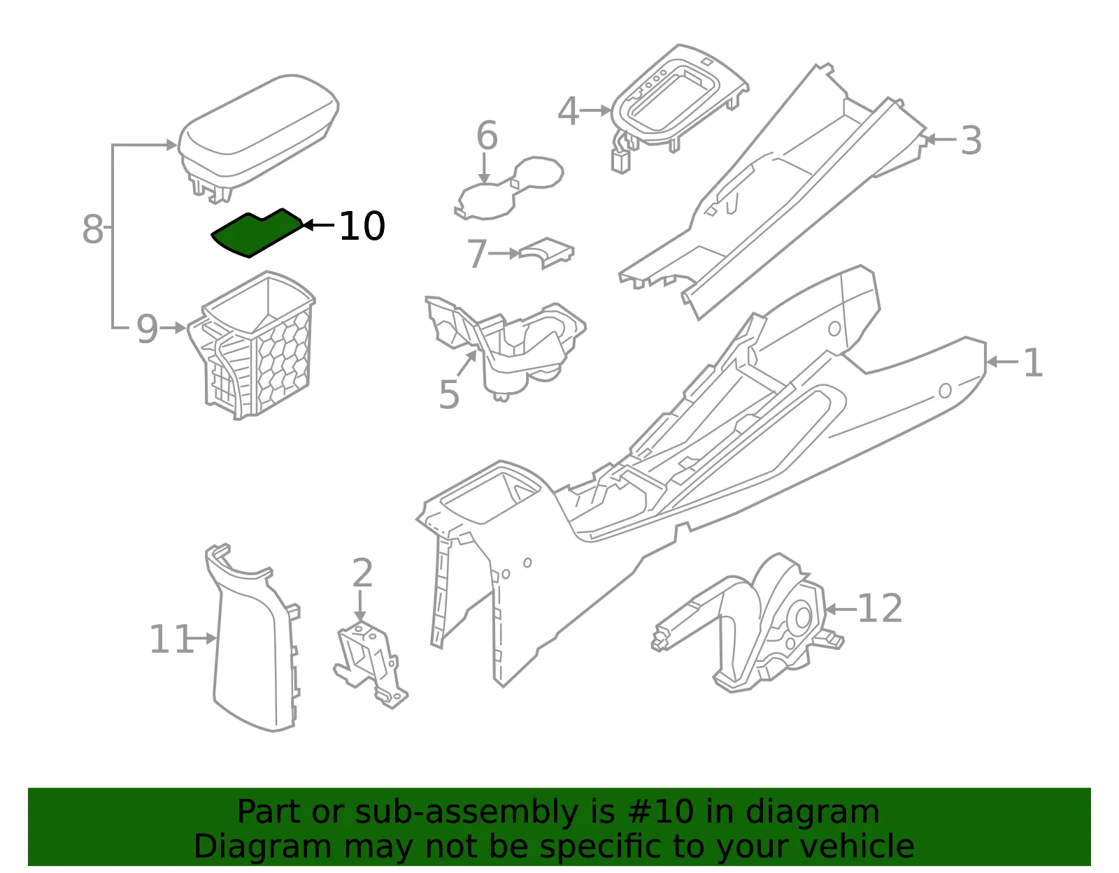 Storage Box Mat - Kia (84612-1W100) - view 3