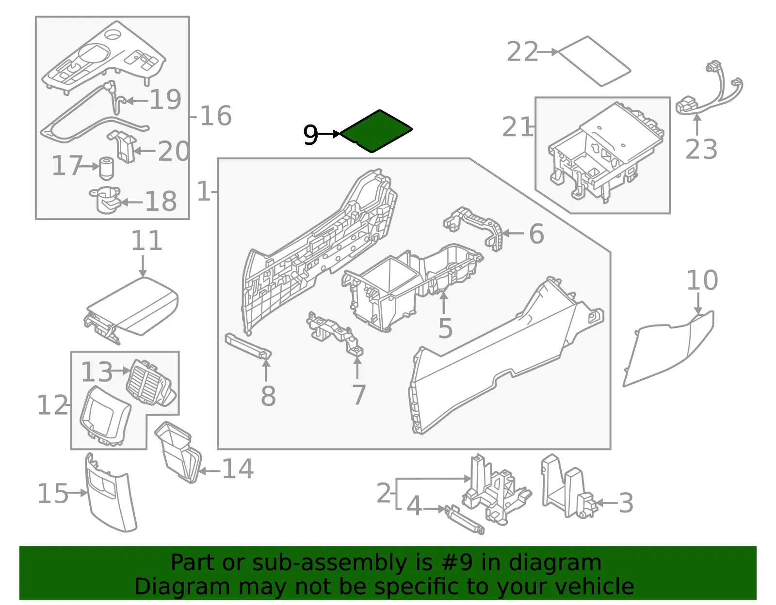 Mat - Kia (84616-P1000) - view 2