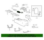 Cup Holder - Kia (84620-3C010CA) - view 4