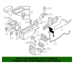 Center Console Front Bracket - Kia (84620-3F005) - view 4