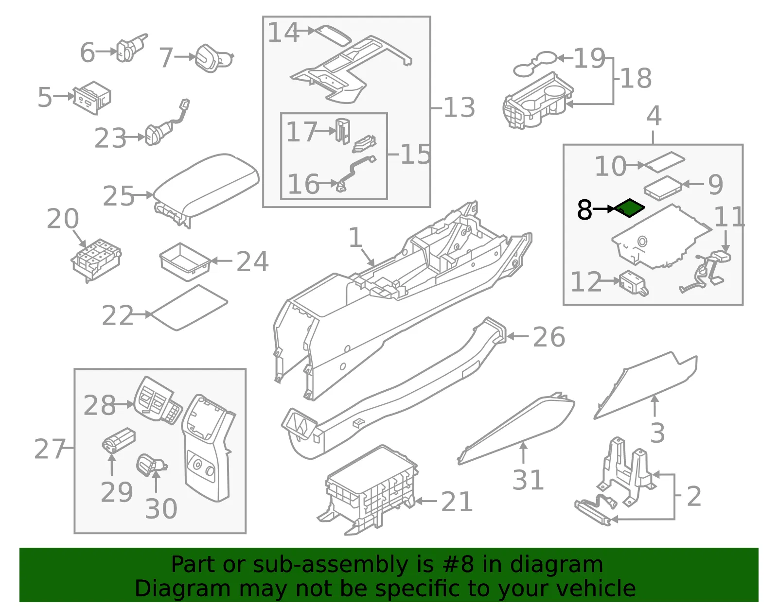 Mat - Kia (84627-F6000) - view 2
