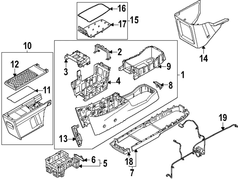 Tray - Kia (84630-DO010DFS)