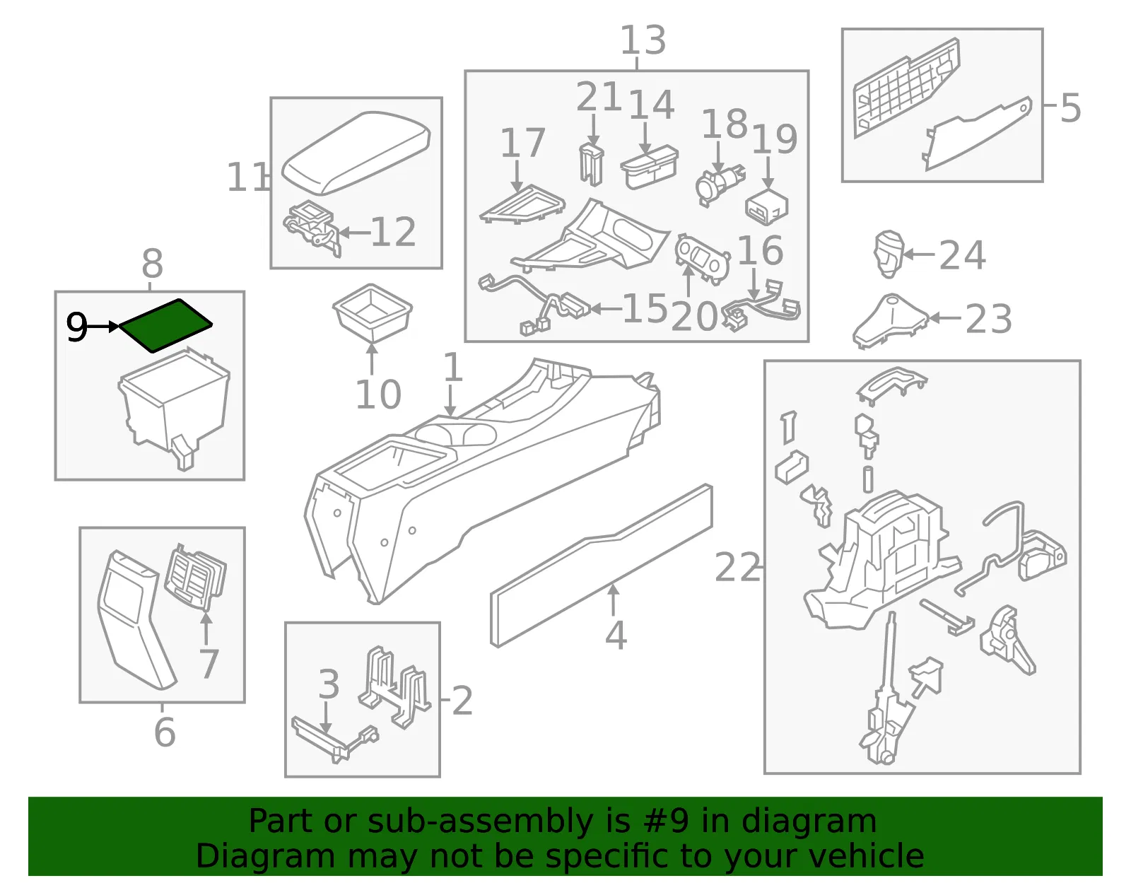 Storage Box Mat - Kia (84631-2T100VA) - view 2