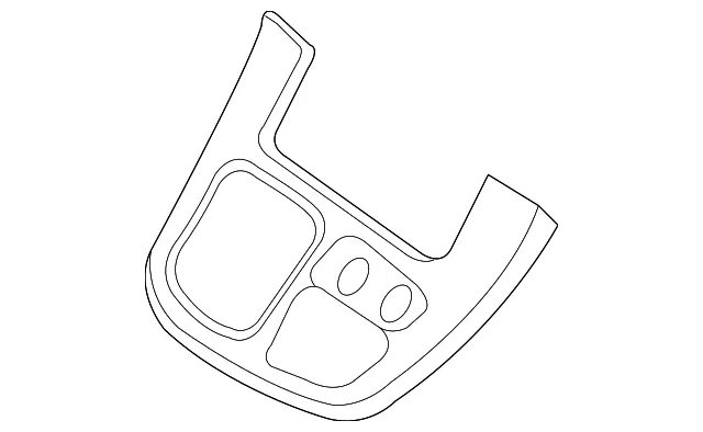 Trim Bezel - Kia (84631-4D150VA)
