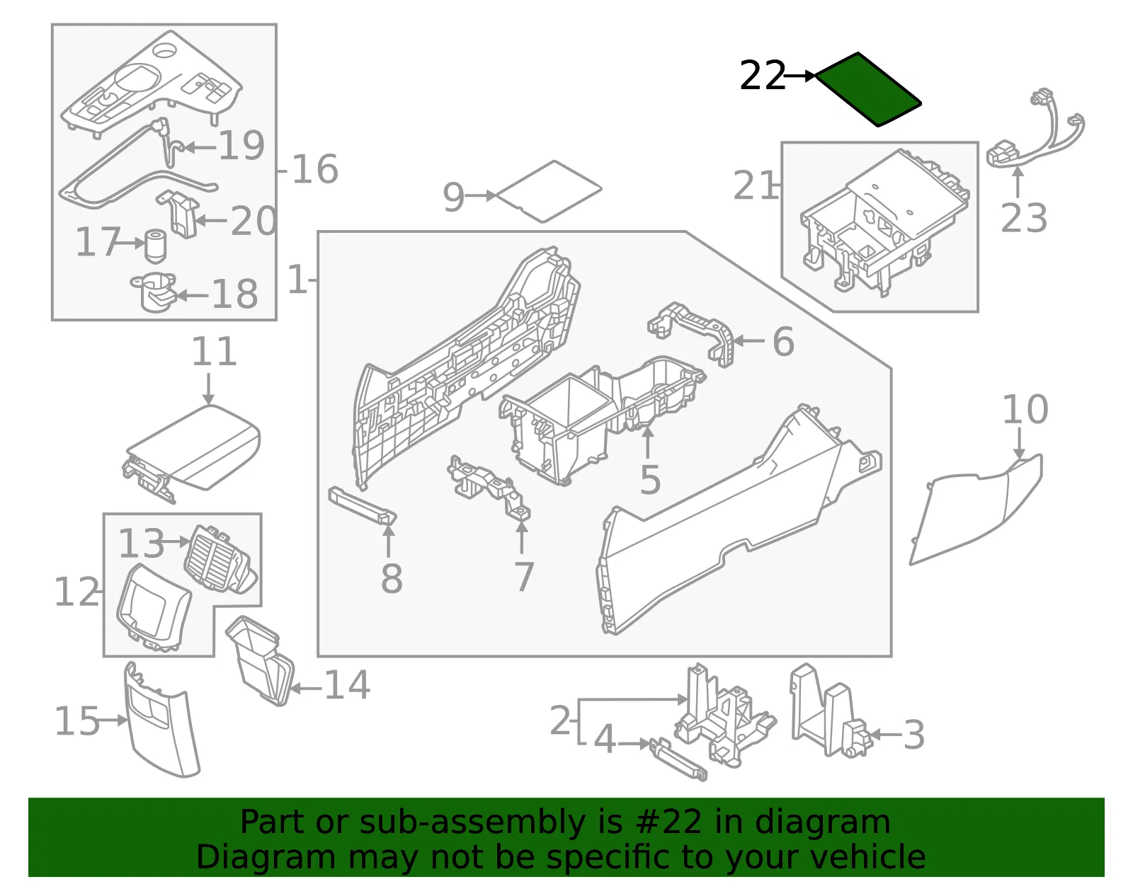 Tray Mat - Kia (84631-P1200) - view 2