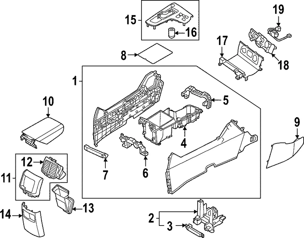 Tray - Kia (84632-DW100WK)