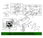Console Trim Panel - Kia (84638-D9201) - view 4