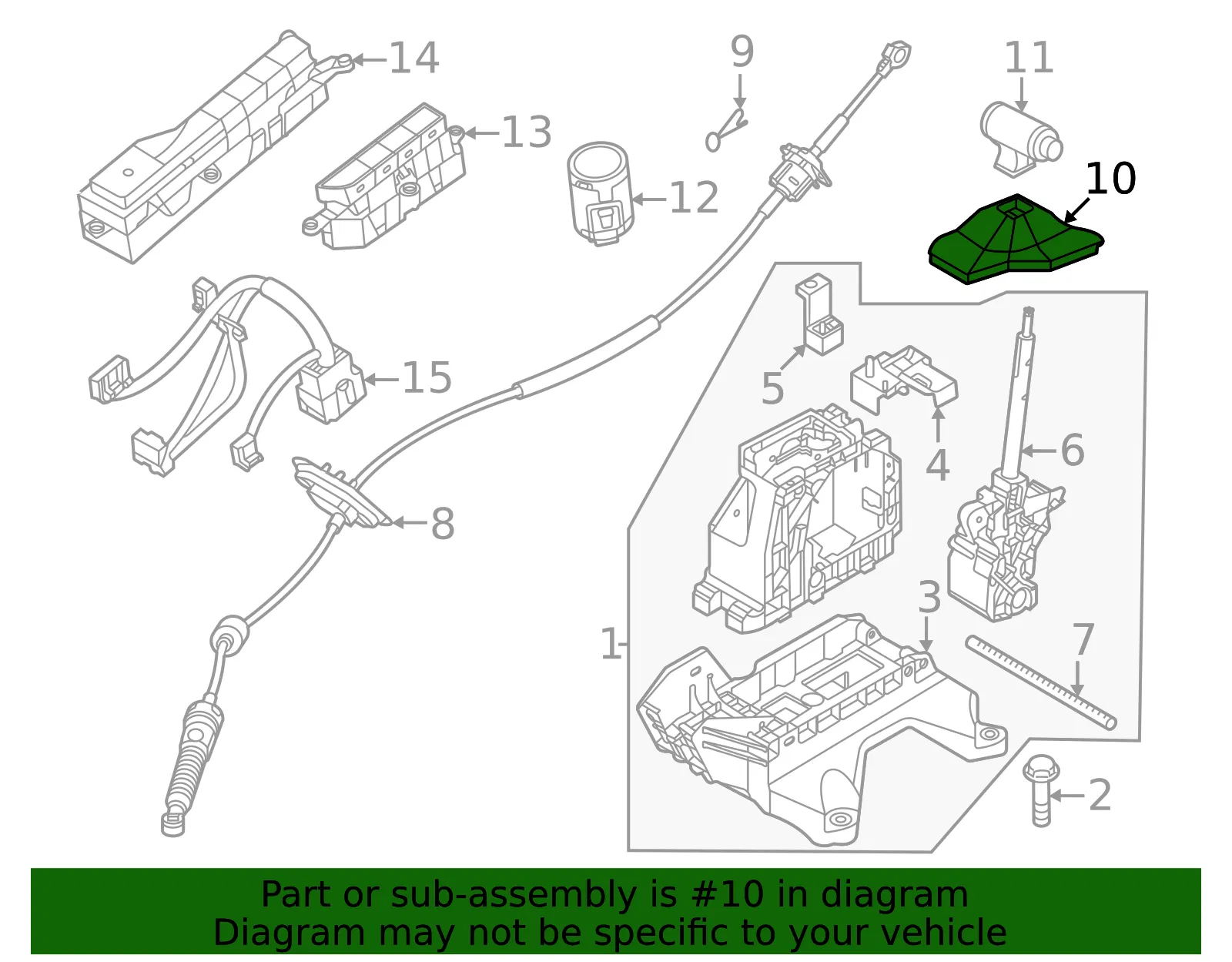 Shift Boot - Kia (84645-AT000CCV) - view 2