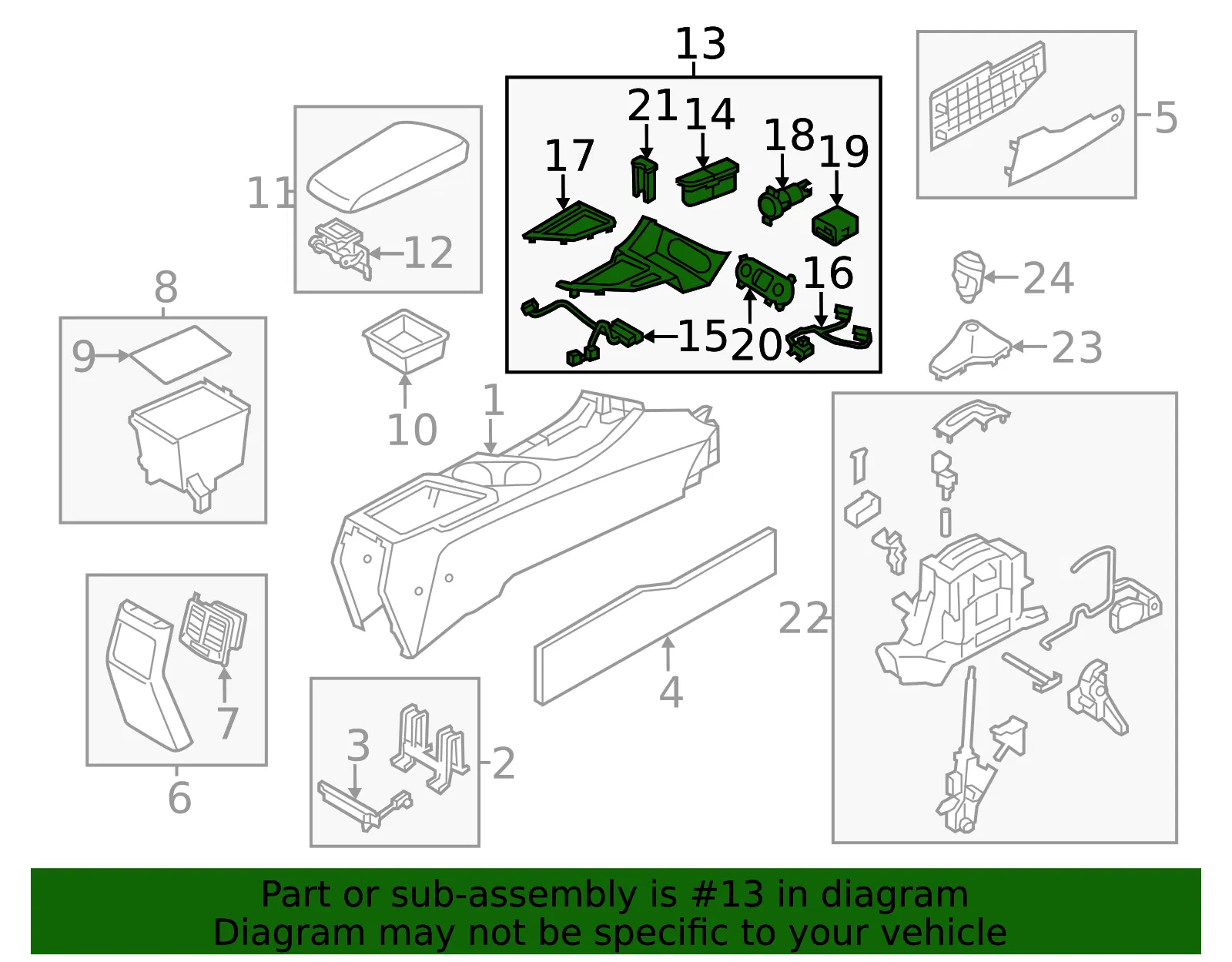 Trim Panel - Kia (84650-2TGL1MB2) - view 2