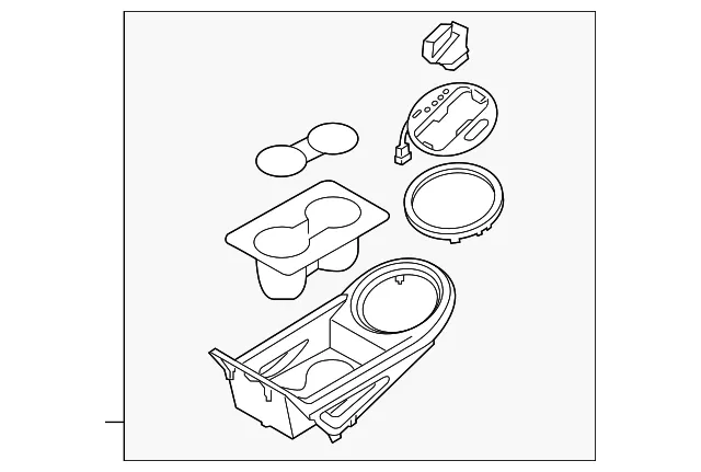 Upper Console - Kia (84650-3WBA0GA9)