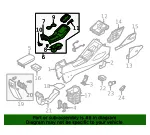 Upper Console - Kia (84650-A7430K3S) - view 4